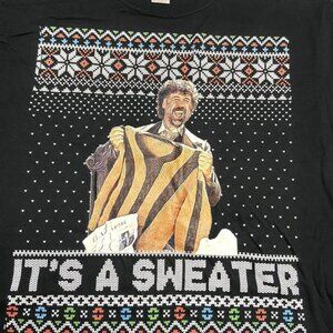 "It's a Sweater" Adult Medium Black NOS T-Shirt